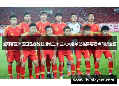 世预赛亚洲区国足客战新加坡二十三人大名单公布阵容看点前瞻全面